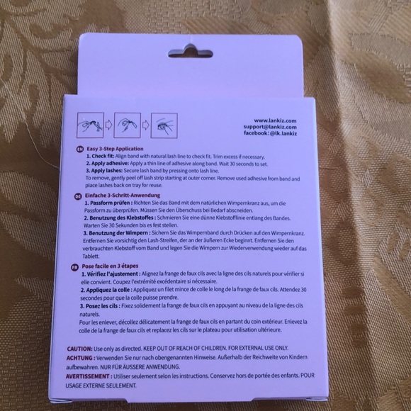 Lankiz 5 pairs of fake eyelashes - Picture 4 of 4